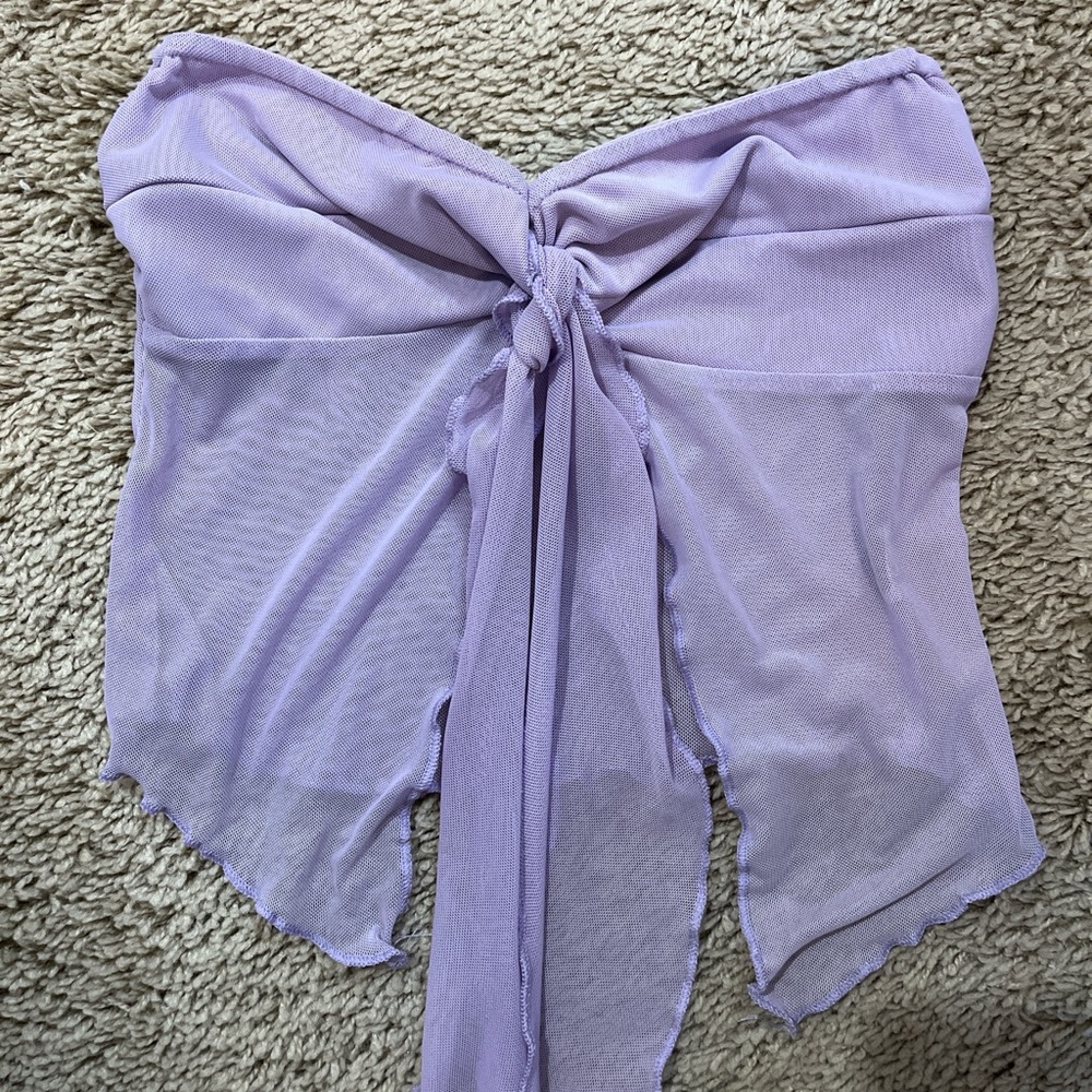 Purple tube top